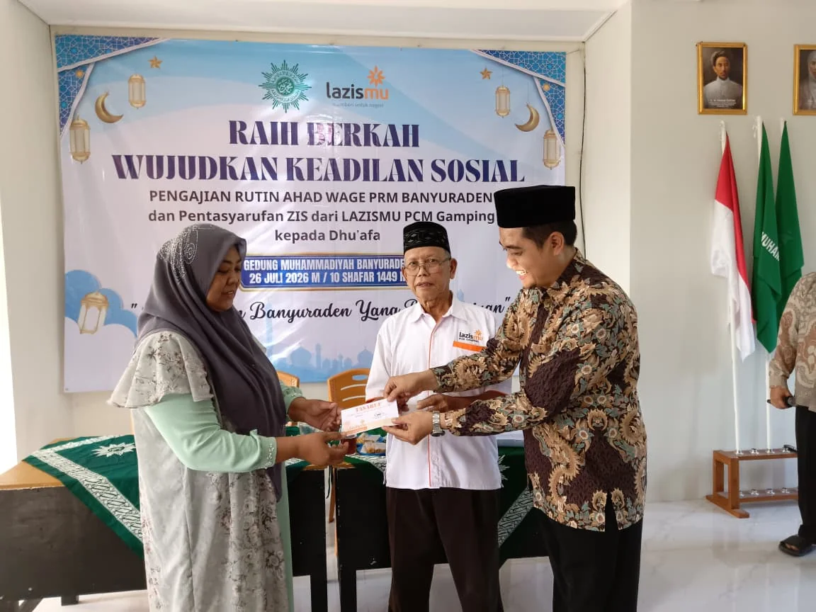 Pengajian Ahad Wage dan Pentasyarufan ZIS untuk Dhuafa