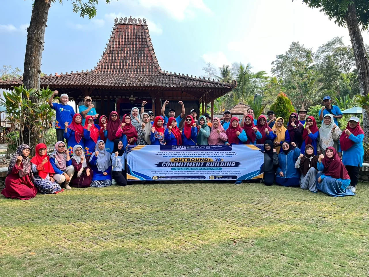PRM Banyuraden dan Tim UMS Perkuat Komitmen Organisasi melalui Outbound