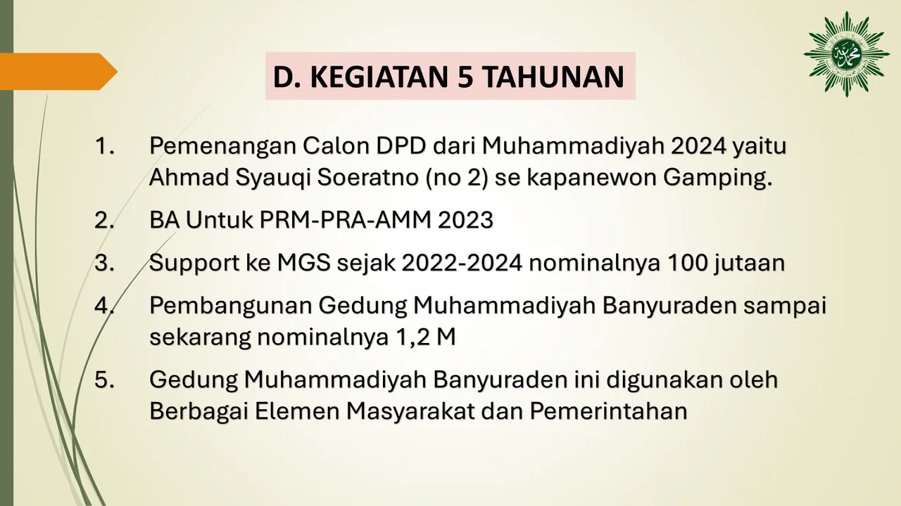 Program Lima Tahunan